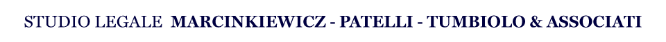 Logo STUDIO LEGALE  MARCINKIEWICZ - PATELLI - TUMBIOLO & ASSOCIATI